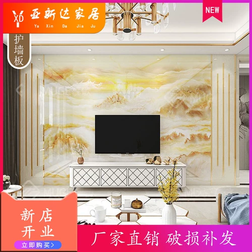 Имитация мраморной телевизионной фоновой настенная плитка плитка микроаллея простота европейская трехмерная гостиная каменная граница форма римская колонна