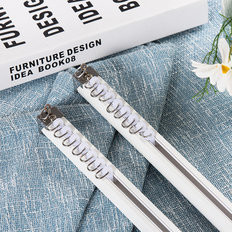 Southern City Old Dream Curtain Track Mono-Rail Aluminum Alloy Mute Double-track Top-mounted Side Set