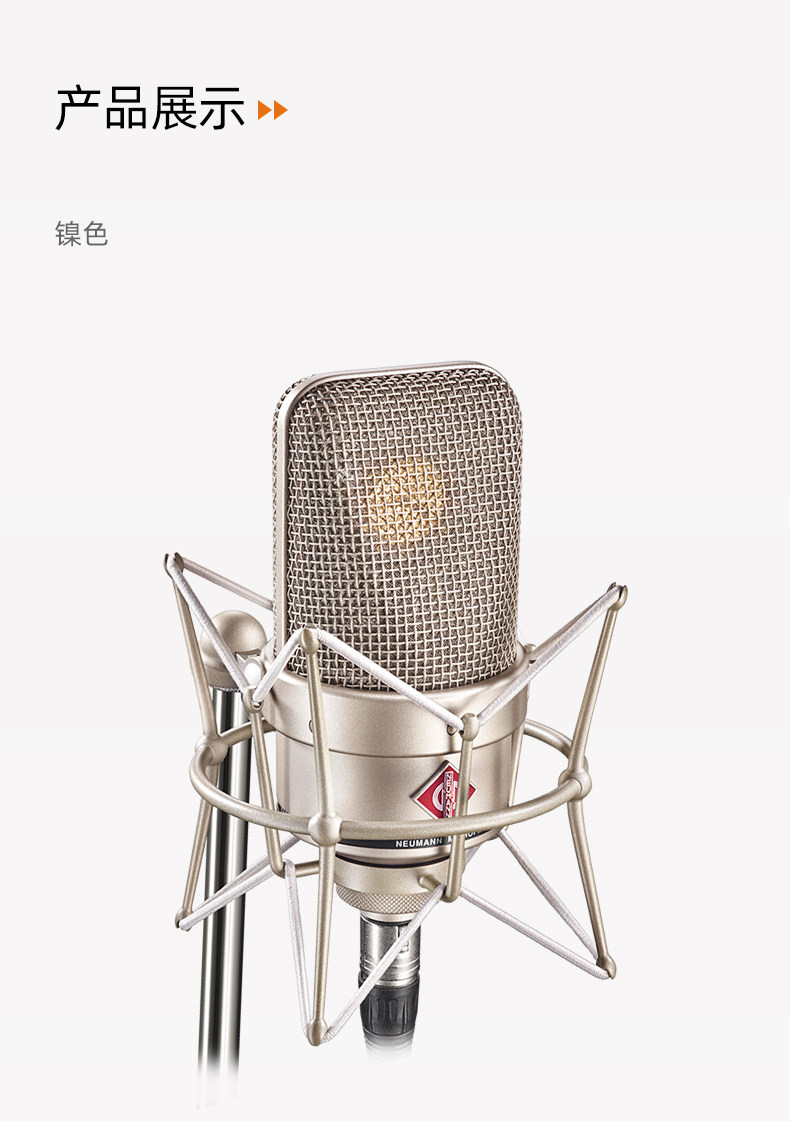 NEUMANN诺音曼TLM49专业电容麦克风录音直播话筒人声乐器拾音