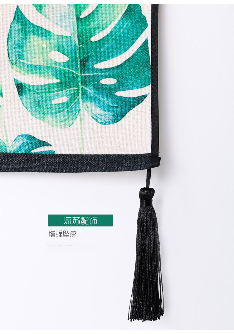 Hiện đại tối giản cây xanh phòng ngủ đầu giường tấm thảm bạt tường vải nền vải phòng khách trang trí bức tranh tấm thảm tấm thảm thảm trang trí phòng ngủ