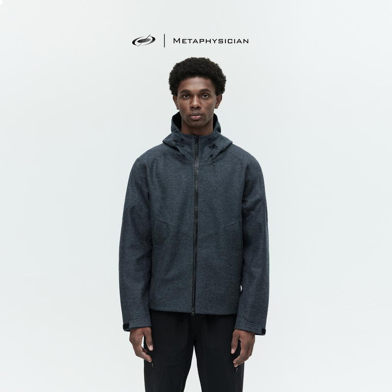 Fully Functional Meta Wool-Nylon Blend Arc Same-Origin Fabric Waterproof Fully Taped Deconstructed Softshell Jacket