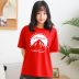 ngắn tay in vài trang phục đẹp trai hàng đầu châu Âu t-shirt của phụ nữ siêu lửa phiên bản Hàn Quốc mát mẻ cô gái của nam giới và phụ nữ váy mùa hè 2020 