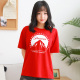 ngắn tay in vài trang phục đẹp trai hàng đầu châu Âu t-shirt của phụ nữ siêu lửa phiên bản Hàn Quốc mát mẻ cô gái của nam giới và phụ nữ váy mùa hè 2020