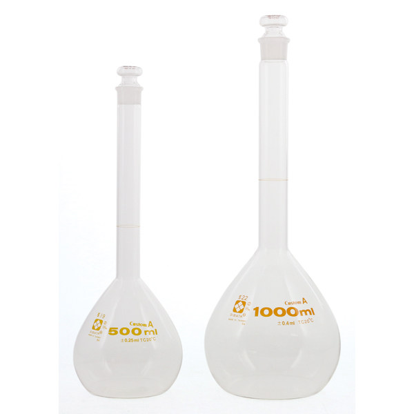 日本SIBATA/柴田科学A级容量瓶透明JIS硼硅酸玻璃5ml-5000ml