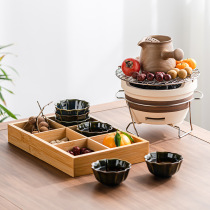 A complete collection of barbecue tools and supplies a complete set of stoves for cooking tea and baking around the stove a complete set of winter household indoor stoves charcoal stoves