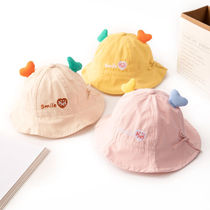 Baby sun hat Male Bao Xia hat Spring and autumn thin section 0-3-6-24 month male and female baby fisherman hat sun hat