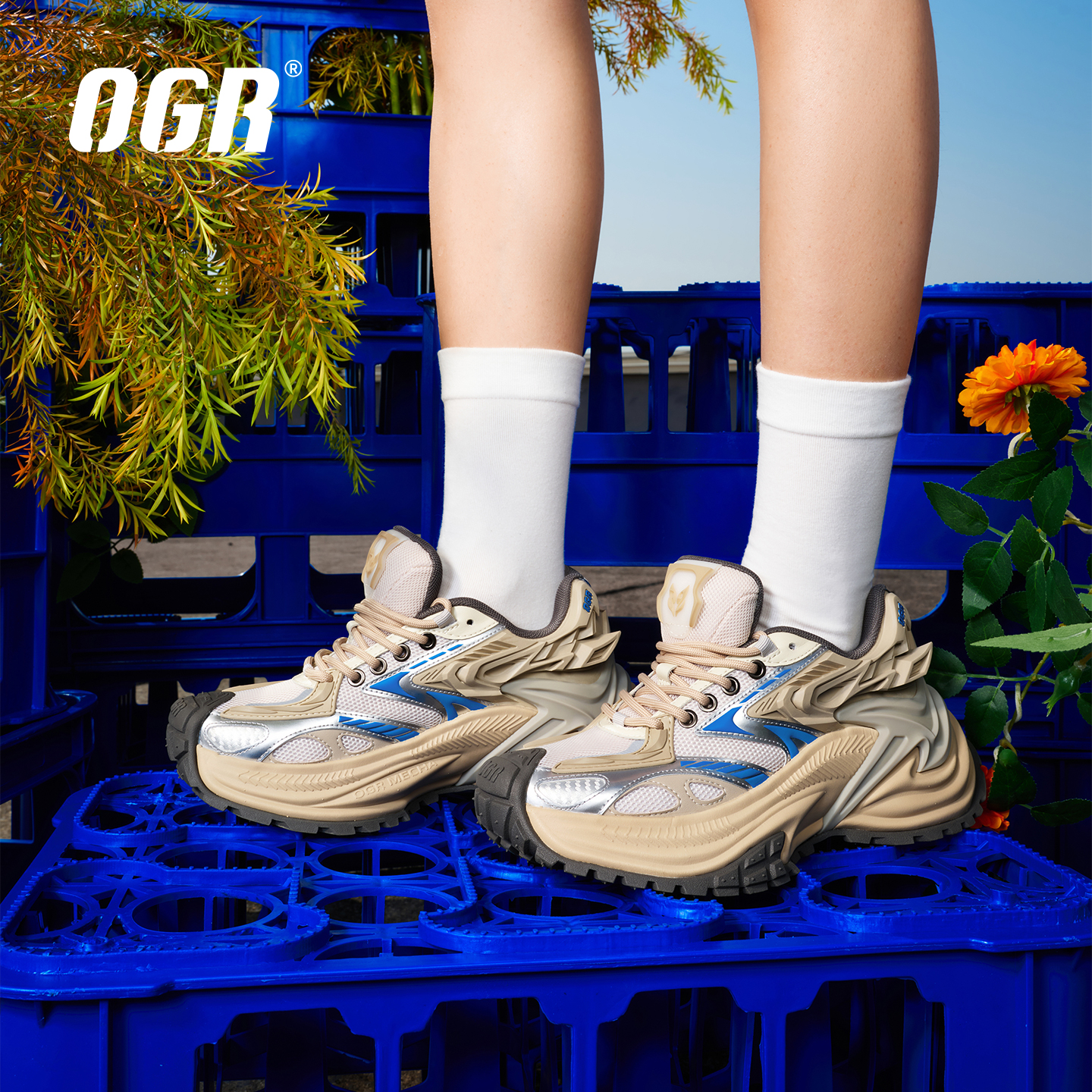 DEEP BREATH老爹鞋怎么选？复古网面厚底休闲鞋AX12280真香吗？