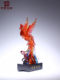 Zibo Glaze Crafts Phoenix Dance Nine Heavens Advanced Phoenix Nirvana Adorno Mascota Sala de estar Feng Shui Luz Decoración de lujo
