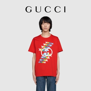 [新品]GUCCI古驰520特别系列星耀印花棉质T恤