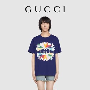 [新品]GUCCI古驰520特别系列星爆印花棉质T恤