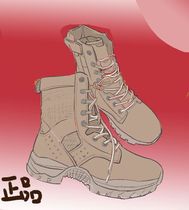 Jihua new combat training boots ultra-light high-top brown waterproof training boots anti-puncture wear-resistant desert outdoor boots for men