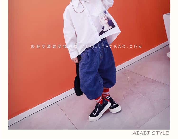 Đầm sơ mi trắng cho bé mùa thu 2019 phiên bản Hàn Quốc mới của bé trai ngắn dài giản dị áo sơ mi dài tay - Áo sơ mi sơ mi kẻ bé trai