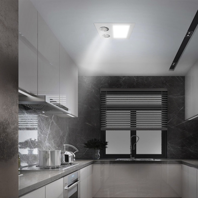 Kitchen lamp integrated ceiling LED light flat lamp integrated ceiling lamp suction top light recessed kitchen lamp panel lamp