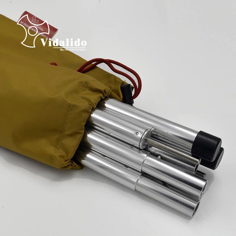 vidalido aviation aluminum alloy support pole outdoor tent foyer secondary pole camp pillar red pergola canopy accessories