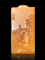 High-quality Huanglong Jade Handpieces Hand-playing Cards Master Lin Zhijun Yunnan Jewelry and Jade Gift Ornament Certificate