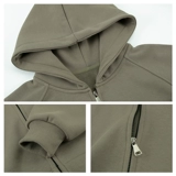 Куртка, толстовка с капюшоном, флисовый комплект, коллекция 2023, осенняя