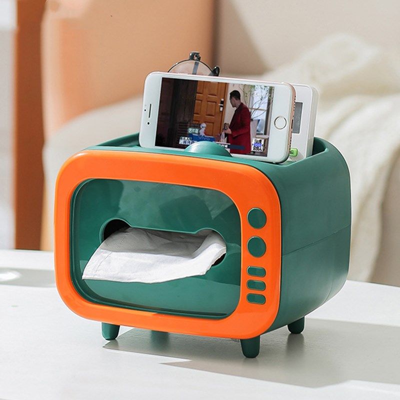 Tissue box living room home creative removable toilet paper box remote control storage napkin box multifunctional desktop toilet paper box