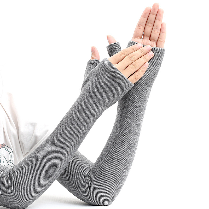 Summer Air-Conditioned Room Warm Cashmere Arm Sleeves for Women, Extended Arm Covers for Men, Thickened Joint Protection Winter Sleeves, Arm Protectors