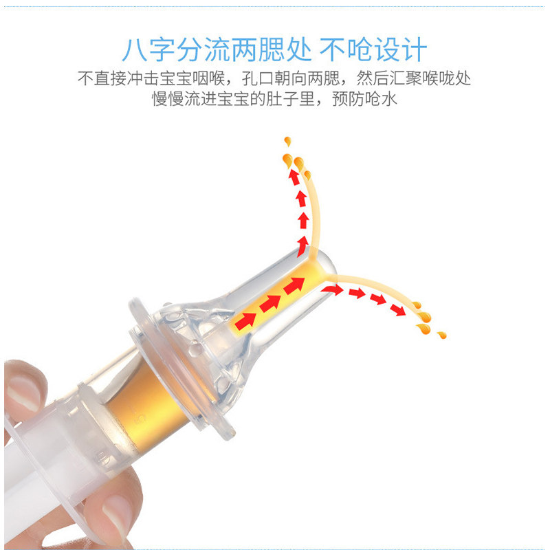 Baby dropper feeder continuous with measuring cup 2 pieces of children's small dropper to take medicine suction tube non-staple food tool
