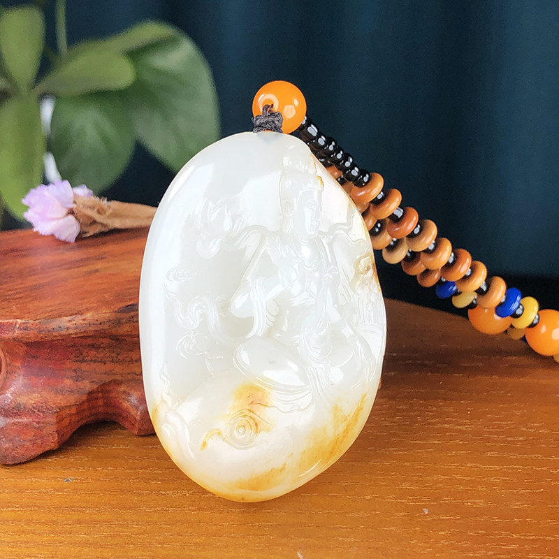 Beard-Couch Jewellery and Tian Yu Penguin Xinjiang Seed Sheed Yu Yu Guiyuan by hand carved