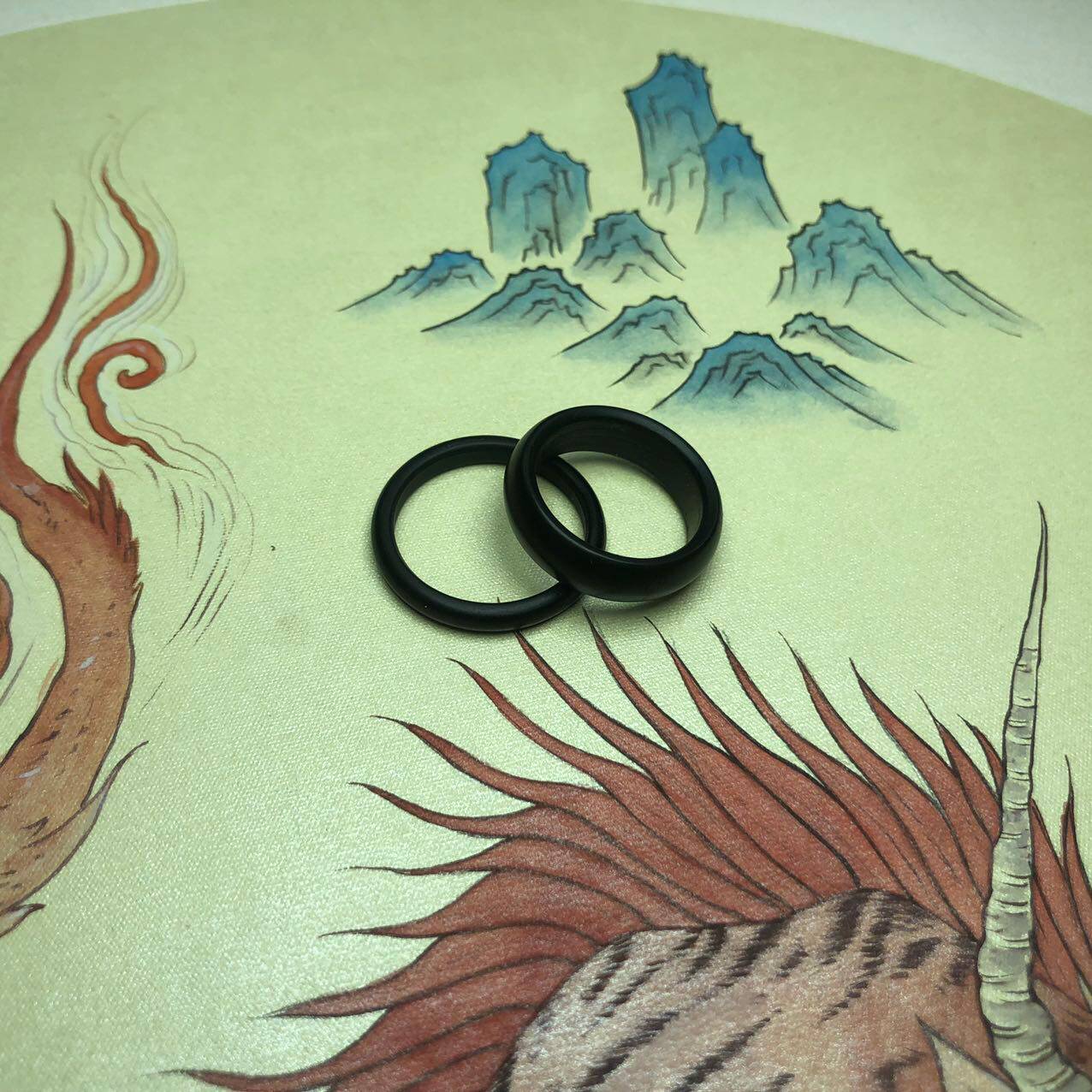 Beard Brother jewelry and Tian Yujiu couple ring