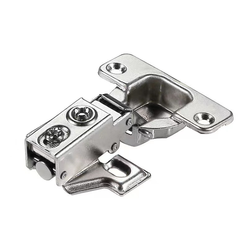 American short arm hinge hydraulic damping slow full cover half cover punching wooden door cabinet door smoke bucket narrow sideboard hinge-Taobao