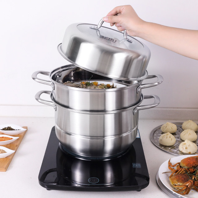 KBH 康巴赫 304不锈钢三层蒸锅 28cm 天猫优惠券折后￥139包邮（￥279-140）