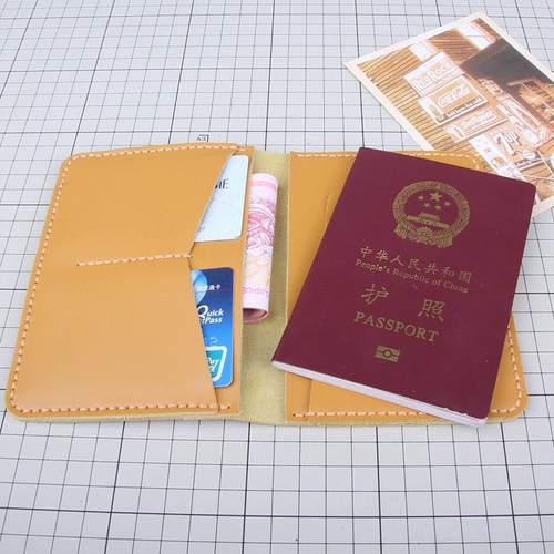 Чехол для паспорта для путешествий, универсальный набор материалов, картхолдер, сумка-органайзер, бумажник, из натуральной кожи, «сделай сам»