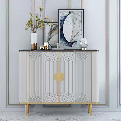 Modern simple light luxury porch cabinet living room screen partition decoration cabinet home entrance shoe cabinet