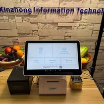 Smart shopkeeper cash register all-in-one second-hand ordering machine cash register fruit weighing machine