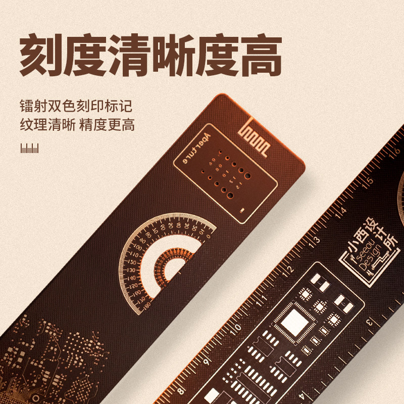 电路板尺子PCB封装尺Ruler：电子工程师必备神器，精准测量新体验！📏 -标尺-淘宝百科网