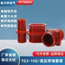 TG3-10Q 110*180 high voltage central cabinet wall bushing epoxy resin multi-size 10KV single row double row