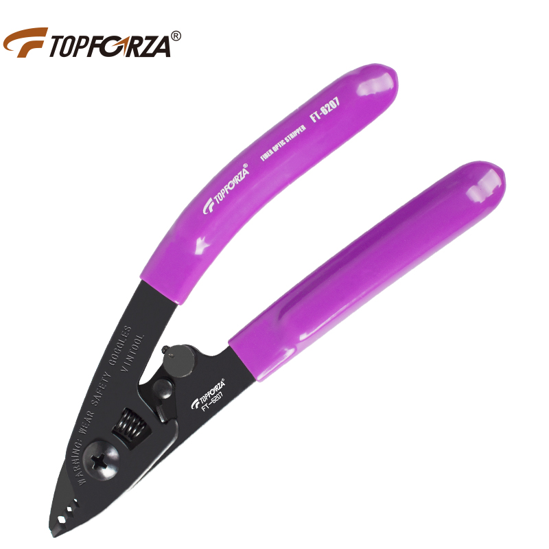 Tuo Volsharp FT-6207 optical fiber exfoliating pliers three-port Miller pliers three-section exfoliating pliers leather wire optical cable stripper