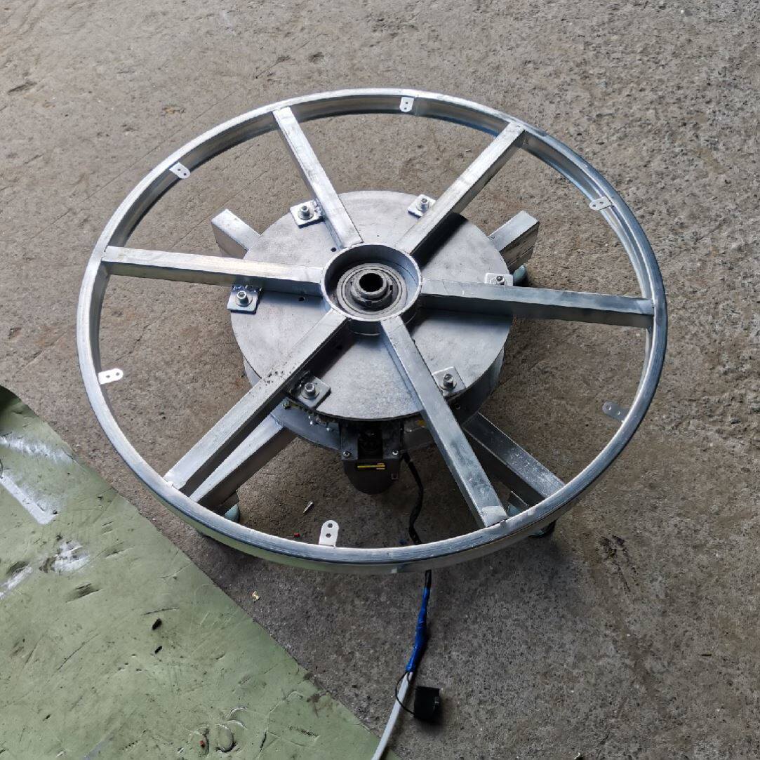 Electric large round table motor swivel core floor electric steel frame core base bearing turntable table rotating disc