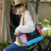 Tote bag large capacity women's 2026 new lightweight handbag male student outdoor sports and leisure contrast crossbody bag