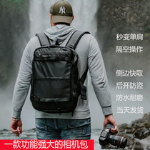 Suitable For Canon Nicom Digital Camera Bag New Double Shoulder Multifunction Outdoor Photography Bag Backpack Waterproof Theft Protection