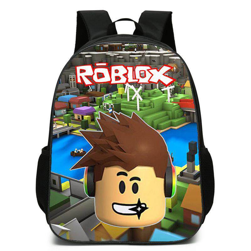 товар из китая roblox学生书包背包周边双肩包旅游笔袋挎包三件套backpack背包潮