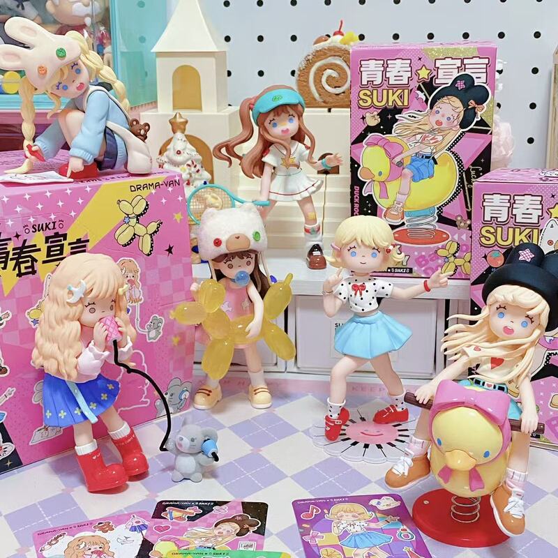 Authentic Mi La Girl Suki Second Generation Youth Manifesto Series Blind Box Trendy Toy Girl Gift Figurine Desktop Ornament Authentic Mi La Girl Suki Second Generation Youth Manifesto Series Blind Box Trendy Toy Girl Gift Figurine Desktop Ornament