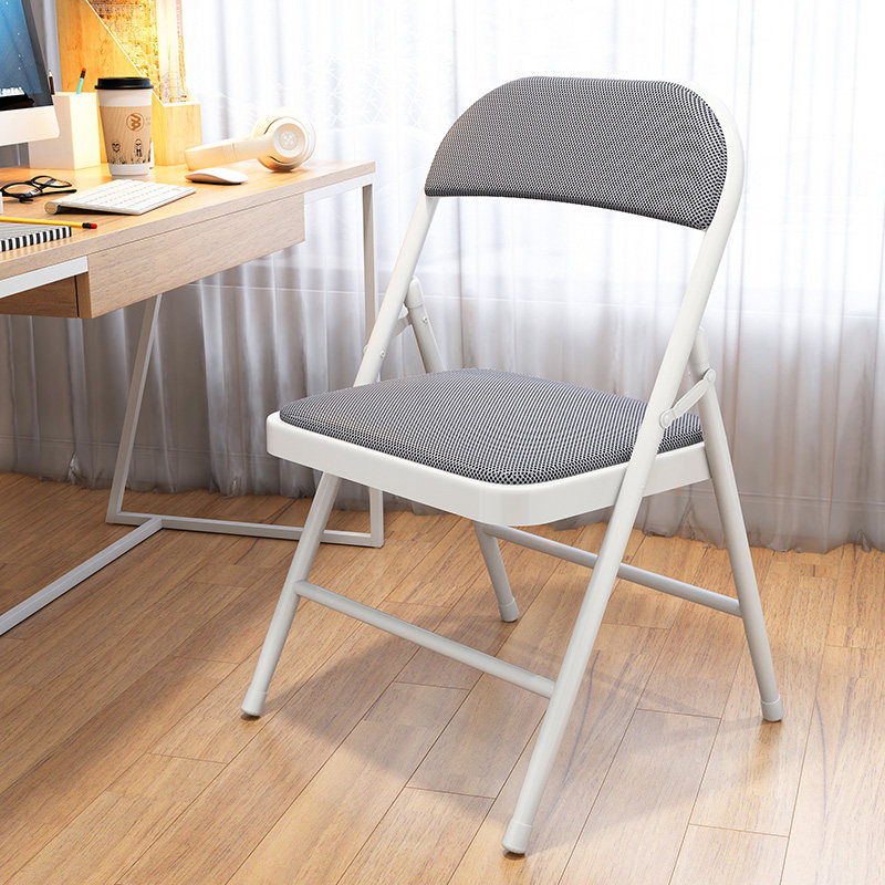 Chair computer chair backrest folding office chair dormitory college students home comfortable long chair small desk chair dormitory