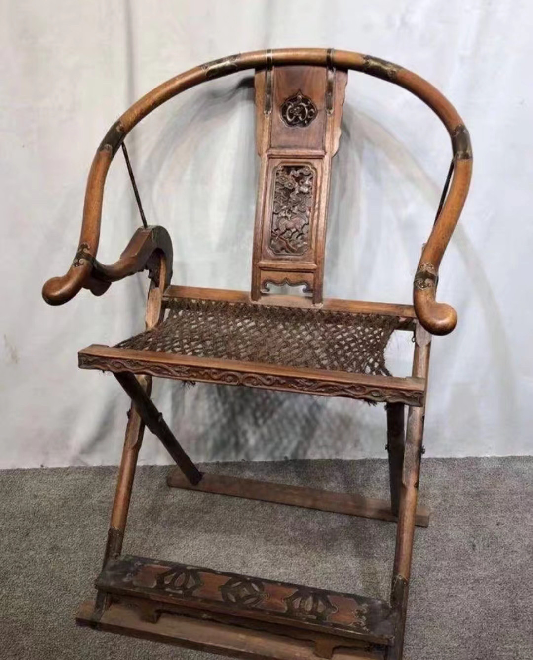 明清式复古家具:官帽椅太师椅实木折叠椅,穿越时空的家居美学盛宴!-交椅-淘宝好物网