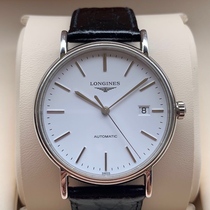 Second-hand Longines watch mens magnificent series calendar diameter 38 5mm belt automatic mechanical mens watch