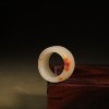 Hanyushe 20mm Hetian jade seed ring