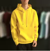 With hood, yellow