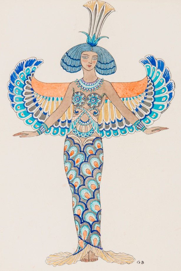 M216 (France) George Babier (George Barbier) Illustration Fine Arts Information K