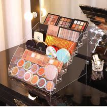Cosmetics storage box desktop lipstick air cushion powder cake rack makeup lattice acrylic eye shadow tray storage rack