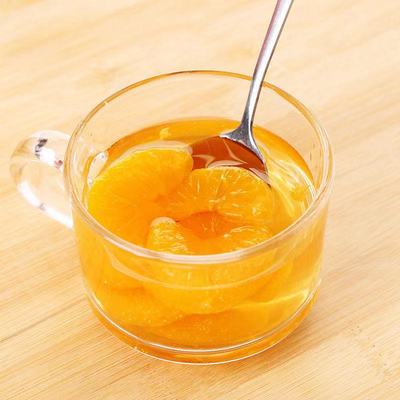 橘子罐头6瓶装 248克x6瓶 新鲜桔子糖水罐头整箱玻璃瓶装桔片爽