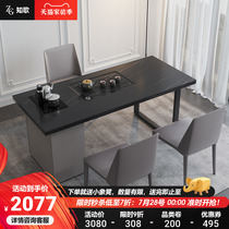Tea table Modern minimalist Balcony Painting World Tea Table Chair Composition Suit Kung Fu Tea Several Light Lavish Office Negotiation Table