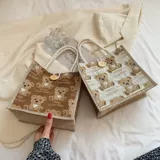 Льняная сумка для выхода на улицу, свежая брендовая японская сумка на одно плечо, 2023, популярно в интернете