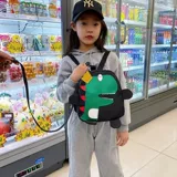 Детская сумка, сумка через плечо для детского сада, школьный рюкзак, динозавр для мальчиков и девочек, детский мультяшный милый картхолдер, в корейском стиле