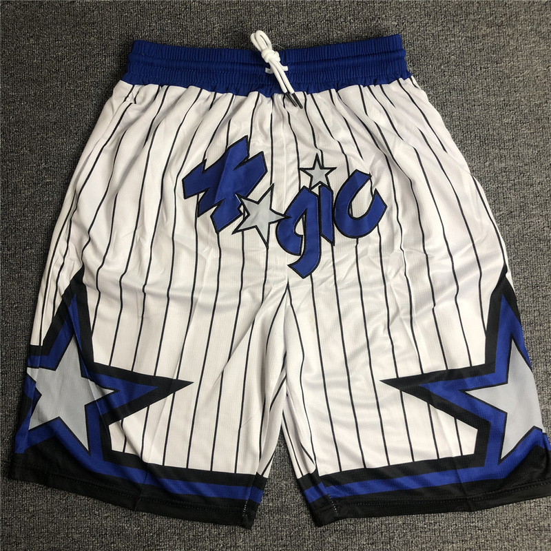 Just Magic Team Embroidered Basketball Shorts 1994-95 Sw Retro Shorts Mn American High Street Bf Style
